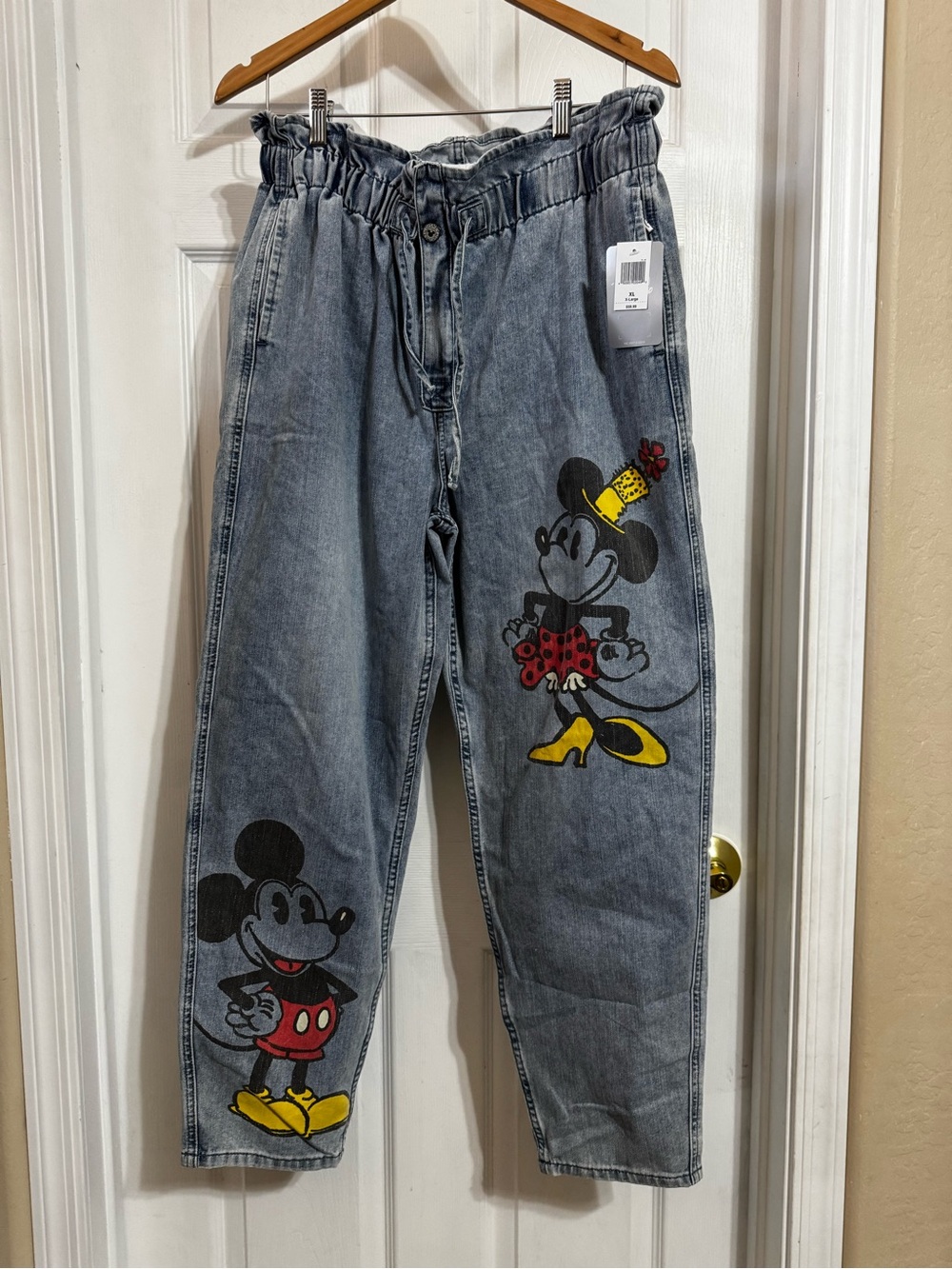 Disney Her Universe Denim Mickey & Minnie Graphic Jeans
